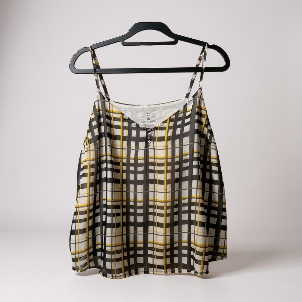 Plaid Spaghetti Strap Top